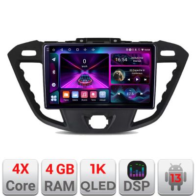 Navigatie Ford Transit Quad Core A-845  4+64 InCell Display 1K Android Waze USB Navigatie Internet Youtube Radio