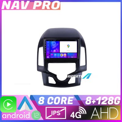 Navigatie Hyundai I30 2009 2012 clima automata KIT I30AUTOMATIC EDOTEC-LITE Android Ecran 720P Octa Core 8 128 Carplay