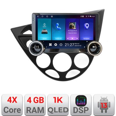 Navigatie Ford Focus 1 1998-2004 Edotec  4+64 10.5 inch Incell 1K android Wifi 5Ghz gps internet  kit-focus1