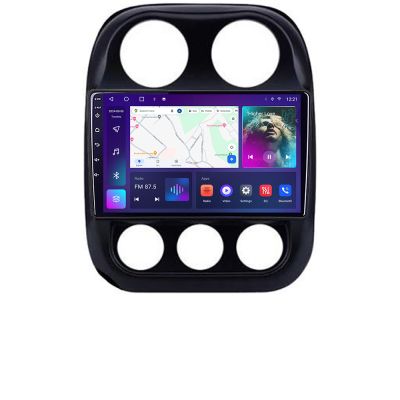 Navigatie Jeep Compass 2010-2016 Manual C-2500 Android Octa Core Ecran 2K QLED GPS 4G 4+32GB 360 KIT-2500+EDT-E410-2K