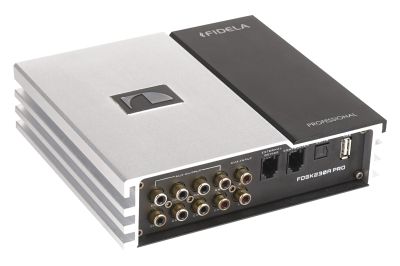 Amplificator cu DSP Nakamichi FDSK230A-PRO 4x35 watts rms în 4 ohmi, 8 canale, fibră optică, usb player, BT player