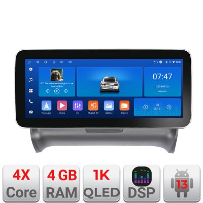 Navigatie Audi TT 2004-2011 K-078 Edotec 4+64 12.3 inch Incell 1K android Wifi 5Ghz gps internet