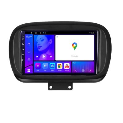 Navigatie Fiat 500 2014 KIT 539 EDOTEC-LITE Android Ecran 720P Octa Core 8 128 Carplay