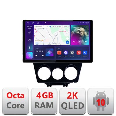 Navigatie dedicata Mazda RX8 2003-2008 Edonav ecran 13" 2K 4+32 Android Waze USB Navigatie 4G 360 Toslink Youtube Radio kit-rx