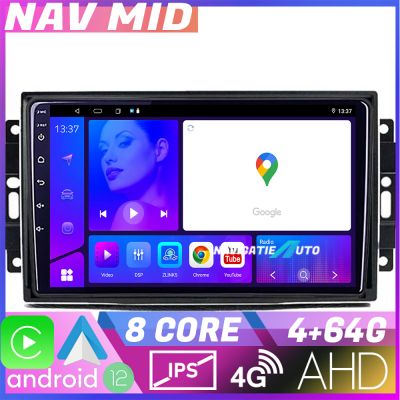 Navigatie Chrysler Jeep Octa Core EDOTEC-LITE Android Ecran 720P Octa Core 4+64 Carplay  Android auto v2