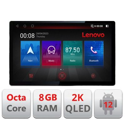 Navigatie Hyundai I30 2011-2016 ecran 13" 2K 8+128 Android Waze USB Navigatie 4G 360 Toslink Youtube Radio KIT-