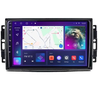 Navigatie Chrysler Jeep B-202 Android Ecran QLED octa core 4+64 carplay android auto KIT-202+EDT-E310V3