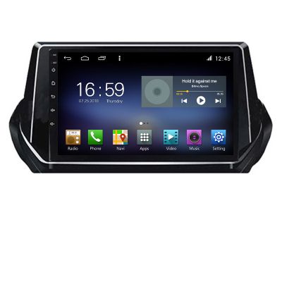 Navigatie Peugeot 2008 2020- Android radio gps internet Octa Core 8+128 LTE Kit-209-2020+EDT-E609