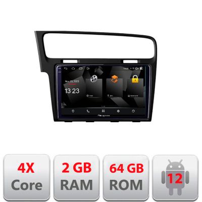 Navigatie VW Golf 7 5230-491 Android Ecran 720P Quad Core 2+64 carplay android auto