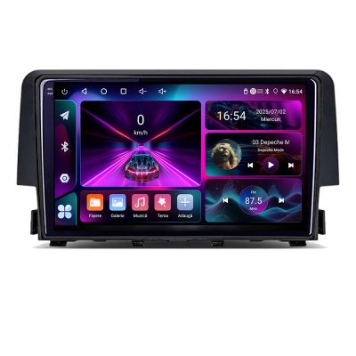 Navigatie Honda Civic 2016-2020  4+64 InCell Display 1K Android Waze USB Navigatie Internet Youtube Radio
