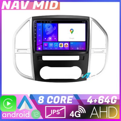 Navigatie Mercedes Vito w447 2016 EDOTEC-LITE Android Ecran 720P Octa Core 4 64 Carplay
