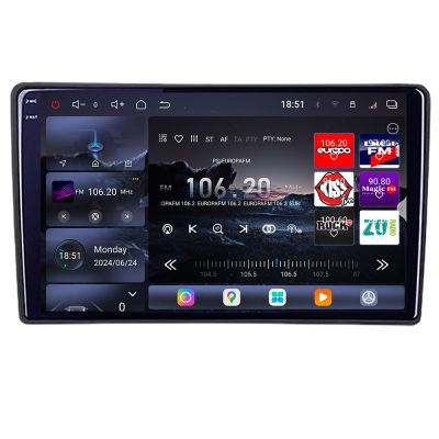 Navigatie Fiat Tipo 2015-2021 Edotec Kit-TIPO 8 core QLED 2K 12+256GB 360 Android Waze USB Navigatie Internet Youtube Radio