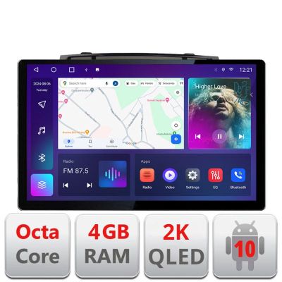 Navigatie VW Touareg 2011-2018 Edotec 4+32 2K 13 inch qled android 4G DSP gps internet  Kit-1142-type-a