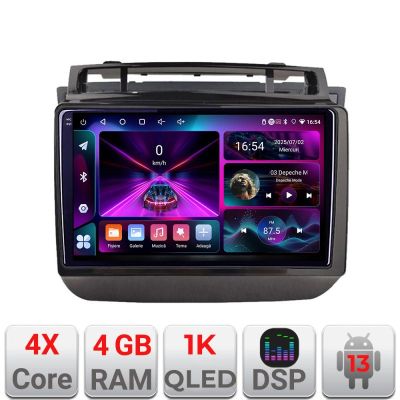 Navigatie VW Touareg 2011-2018 Quad Core 4+64 InCell Display 1K Android Waze USB Navigatie Internet Youtube Radio