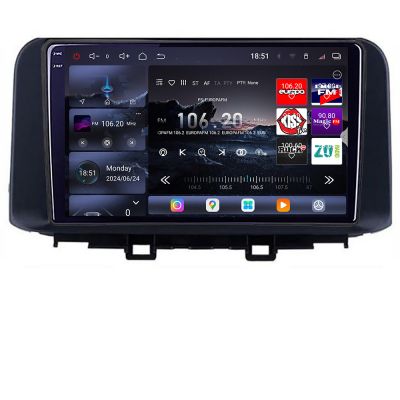 Navigatie Hyundai Kona 2017-2022 Edotec Kit-1058 8 core QLED 2K 12+256GB 360 Android Waze USB Navigatie Internet Youtube Radio