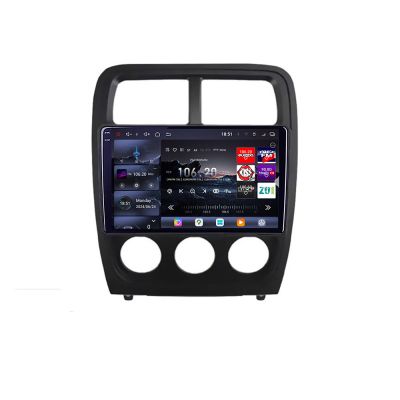 Navigatie Dodge Caliber 2010-2012 Edotec Kit-CALIBER 8 core QLED 2K 12+256GB 360 Android Waze USB Navigatie Internet Youtube Radio