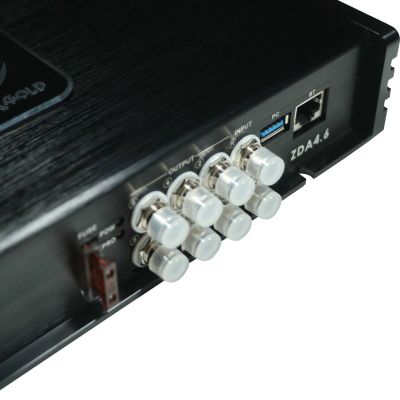Amplificatoare Phoenix Gold  ZDA4.6, 6 canale DSP + 4 canale amplificator - 4x100W, clasa D
