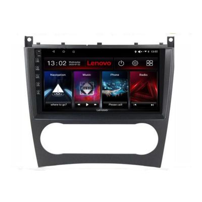Navigatie Mercedes Clasa C W203 facelift Lenovo Kit-093 cu Android Radio Bluetooth Internet 8 core QLED 2K 4+64 360GB