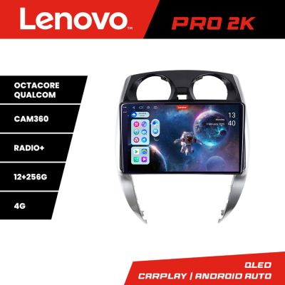 Navigatie Nisan Note 2012-2019 Android radio gps internet 8 core QLED 2K 12+256 360 Lenovo