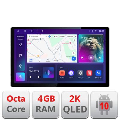 Navigatie dedicata Audi A3 8P Quad Core N-049 Edonav ecran 13" 2K 4+32 Android Waze USB Navigatie 4G 360 Toslink Youtube Radio
