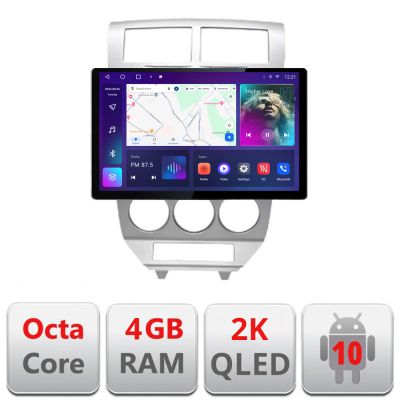 Navigatie dedicata Dodge Caliber 2006-2010  N-caliber-06 Edonav ecran 13" 2K 4+32 Android Waze USB Navigatie 4G 360 Toslink Yo