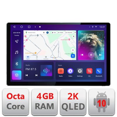 Navigatie dedicata Renault Express  Edonav ecran 13" 2K 4+32 Android Waze USB Navigatie 4G 360 Toslink Youtube Radio kit-expre