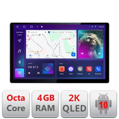 Navigatie dedicata Mitubishi Lancer 2001-2007  N-LANCER07 Edonav ecran 13" 2K 4+32 Android Waze USB Navigatie 4G 360 Toslink Y