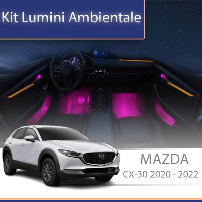 Lumini ambientale Mazda CX-30 2020-2024 dedicat set complet control telefon sau sistem original