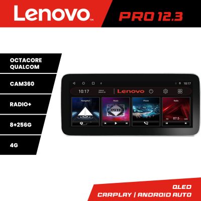 Navigatie grupul VW K-933 Lenovo PRO 8+256 12.3 inch qled android 4G DSP gps internet  8Core