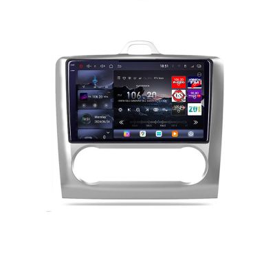 Navigatie Ford Focus 2 Clima Automata 2005-2010 Edotec Kit-140-automatic 8 core QLED 2K 12+256GB 360 Android Waze USB Navigatie Internet Youtube Radio