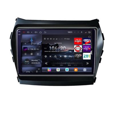 Navigatie Hyundai Santa Fe IX45 2012-2017 Edotec Kit-209 8 core QLED 2K 12+256GB 360 Android Waze USB Navigatie Internet Youtube Radio