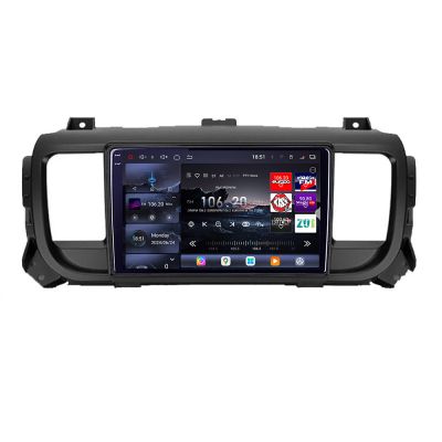 Navigatie Citroen Jumpy Toyota Proace Peugeot Traveller 2017-2022 Edotec Kit-jumpy16 8 core QLED 2K 12+256GB 360 Android Waze USB Navigatie Internet Youtube