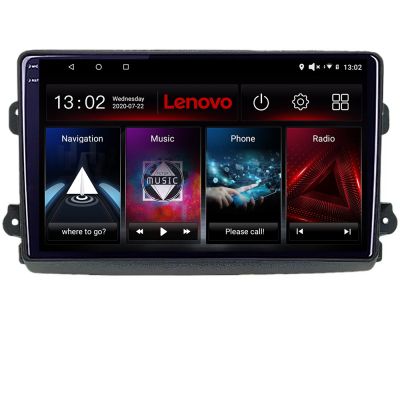 Navigatie Fiat Ducato 2021- Lenovo QLED Octa core 6+128 DSP Wifi 5Ghz Android radio gps internet KIT-ducato2024+LITE-9-6+128