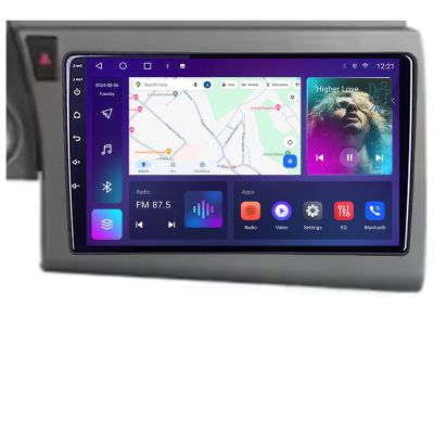 Navigatie Audi A6 C6 2004-2010 QLED 2K Octa core 4+32 DSP 360 Optic FHD internet gps radio carplay android auto kit-a6-c6+EDT-E409-2K