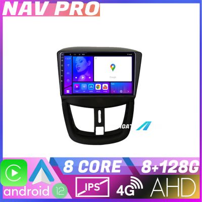Navigatie Peugeot 207 KIT PE01 EDOTEC-LITE Android Ecran 720P Octa Core 8 128 Carplay