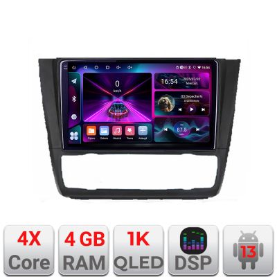 Navigatie BMW Seria 1 E87 A-BMW117  4+64 InCell Display 1K Android Waze USB Navigatie Internet Youtube Radio