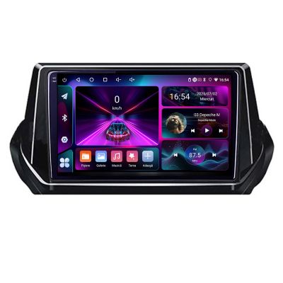 Navigatie Peugeot 2008 2020- Android radio gps internet 4+64 InCell Display 1K Kit-209-RK-2020+EDT-E209-RK