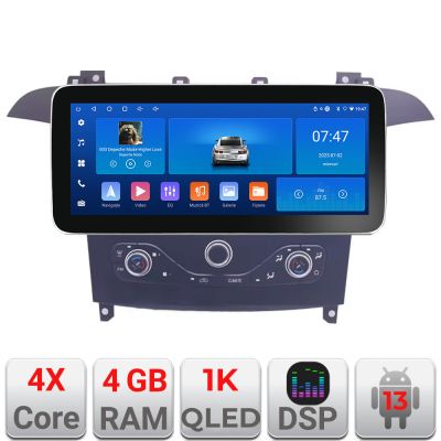Navigatie Ford S-max 2006-2014 Edotec Incell 1K 12.3 inch  4+64 carplay android auto radio internet KIT-smax-navi+EDT-E212-RK