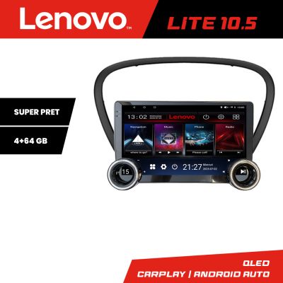 Navigatie Peugeot 607 Lenovo  8 core 4+64 10.5 inch Incell 1K android Wifi 5Ghz gps internet  Kit-607