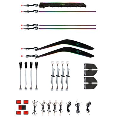 Lumini ambientale Toyota Corolla 2019-2021 set complet control telefon sau sistem original