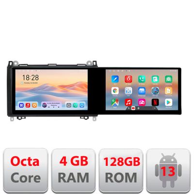 Navigatie Mercedes VW Edotec 8 core 4+128 10.5 inch Incell 1K android Wifi 5Ghz gps internet