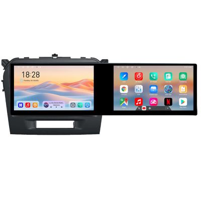 Navigatie Suzuki Grand Vitara 2016- Kit-2265 Edotec 2 ecrane  8 core 4+128 21.6 inch Incell android Wifi 5Ghz gps internet