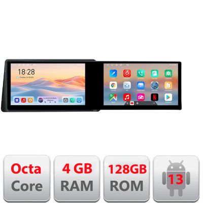 Navigatie Ford Focus 4 Kuga 2018-2023 Kit-focus4 Edotec 2 ecrane  8 core 4+128 21.6 inch Incell android Wifi 5Ghz gps internet