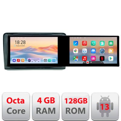 Navigatie VW PQB Kit-vw Edotec 2 ecrane  8 core 4+128 21.6 inch Incell android Wifi 5Ghz gps internet  v2