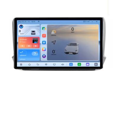 Navigatie Peugeot 208 2008 C-PSA Android 8 Core 2.2 Ghz 8+128 Qled 1K ADAS 4G LTE GPS 360 KIT-PSA+EDT-E410V3