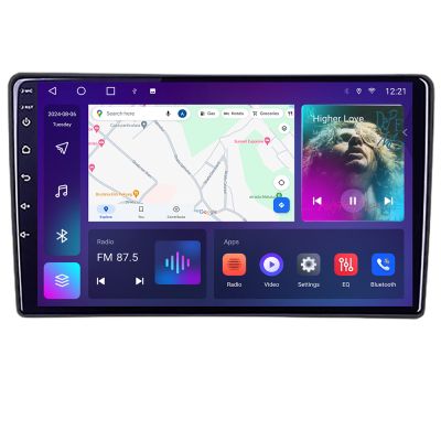 Navigatie universala 2 din 9 inch Android Octa Core Ecran 2K QLED GPS 4G 4+32GB 360 KIT-2din-1+EDT-E409-2K