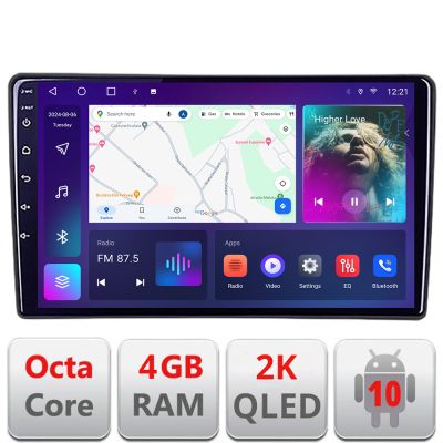 Navigatie universala 2din-2 Android Octa Core Ecran 2K QLED GPS 4G 4+32GB 360 KIT-2din-2+EDT-E409-2K
