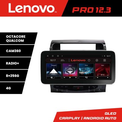 Navigatie Toyota Land Cruiser V8 L200 2009-2020 Lenovo Qled 12.3 inch Octa Core 8+256 360 DSP ADAS carplay android auto radio internet kit-381-type-b+PRO-12.3-8+256+kit-10-9