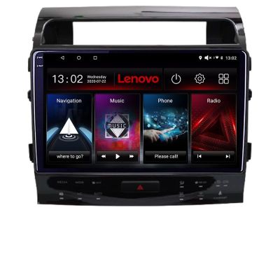 Navigatie Toyota Land Cruiser V8 L200 2009-2020 Lenovo Qled 2K Octa Core 4+64 360 DSP carplay android auto radio gps internet kit-381-type-b+PRO-2K-10-4+64