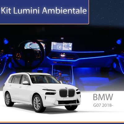 Lumini Ambientale BMW X5 X7 G05 G07 bandă luminoasă uși control telefon sau sistem original